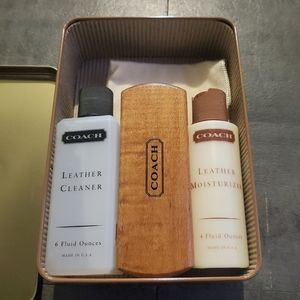 Coach leather cleaning and care kit
